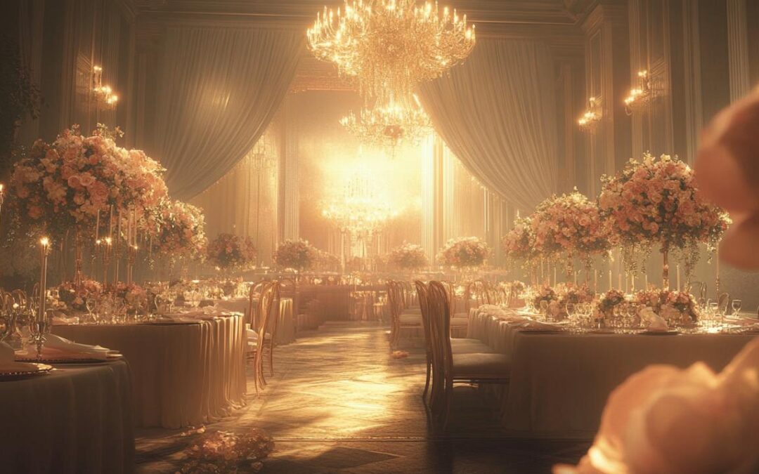 Comment décorer sa salle de réception de mariage avec des fleurs sans se ruiner