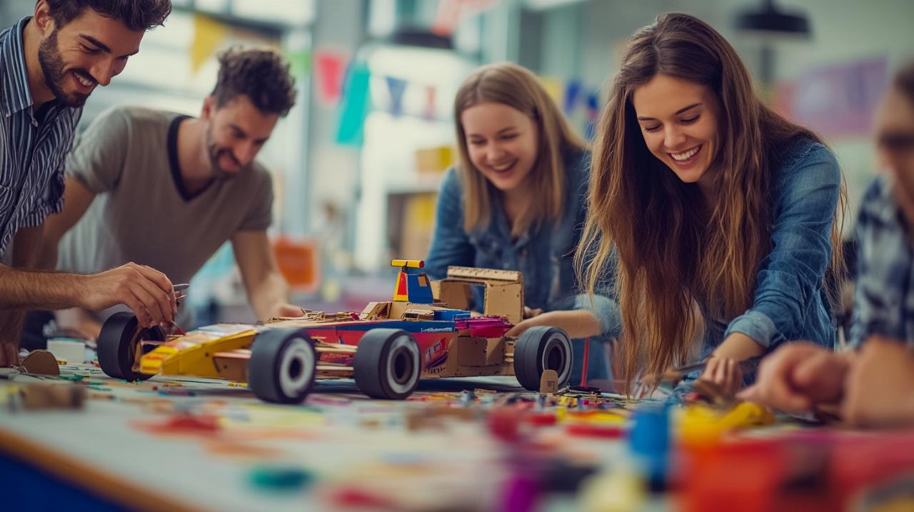 Organiser un team building créatif avec une course de F1 en carton