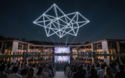 Créez un événement éblouissant avec un spectacle de drones lumineux